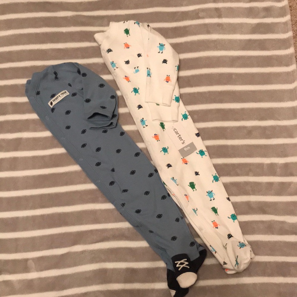 Lot of Two Infant boys sleepers